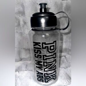 PINK “Kiss My Abs” water bottle.